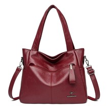 Women Quality Leather Top-handle Bags 2022 Trend Female Shoulder Crossbody Tote  - £49.07 GBP