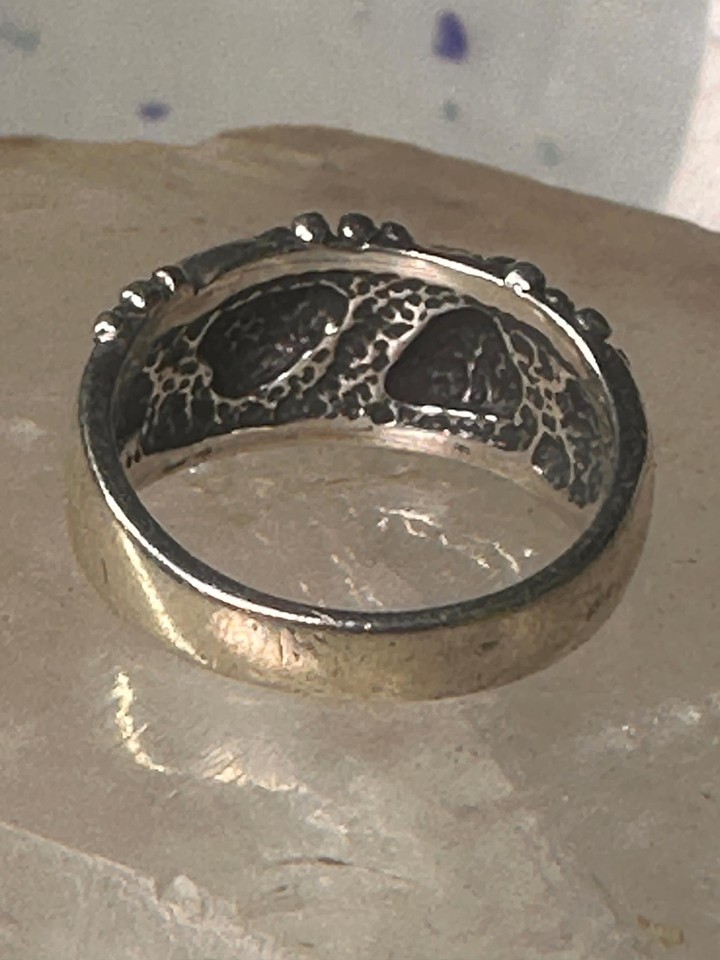 Black Hills Gold ring leaves wedding band size 5 sterling silver women Item image 9
