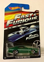 Hot Wheels 2015 Fast and Furious Release Exclusive Green &#39;72 Ford Grand Torino S - £9.04 GBP
