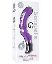 Nu Sensuelle G Unique Rolling Ball Rechargeable Massager - Purple - £90.73 GBP