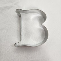 Cookie Cutter Heart Wilton Brand Monogram Metal - £6.21 GBP