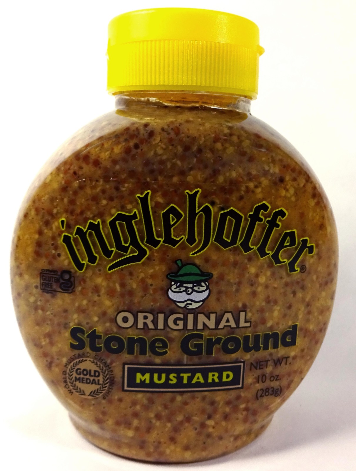 Inglehoffer Stone Ground Mustard, Original (10 oz Bottle) - £10.19 GBP
