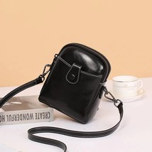 Women&#39;s Minimalist Messenger Bag Soft Leather  Wallet Ladies Crossbody Mobile Ph - £146.90 GBP