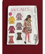 McCall&#39;s M6982 Girl drop waist Dresses pattern sizes 2 3 4 5 Easy Uncut FF - $5.93