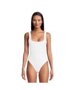 No Boundaries Sleeveless Square Neck Bodysuit  Size XL (15-17)  Color White - $289.85 MXN