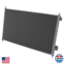 Trq Air Conditioning A/C Condenser Compatible 2001-2005 Honda Civic Ho30... - $119.40