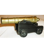 VINTAGE TOY ARTILLERY CANNON BRONZE BARREL PENNCRAFT USA - $12.00