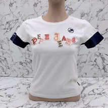 Women&#39;s Pepe Jeans White | Navy Signature Tee Shirt NWT - £37.06 GBP