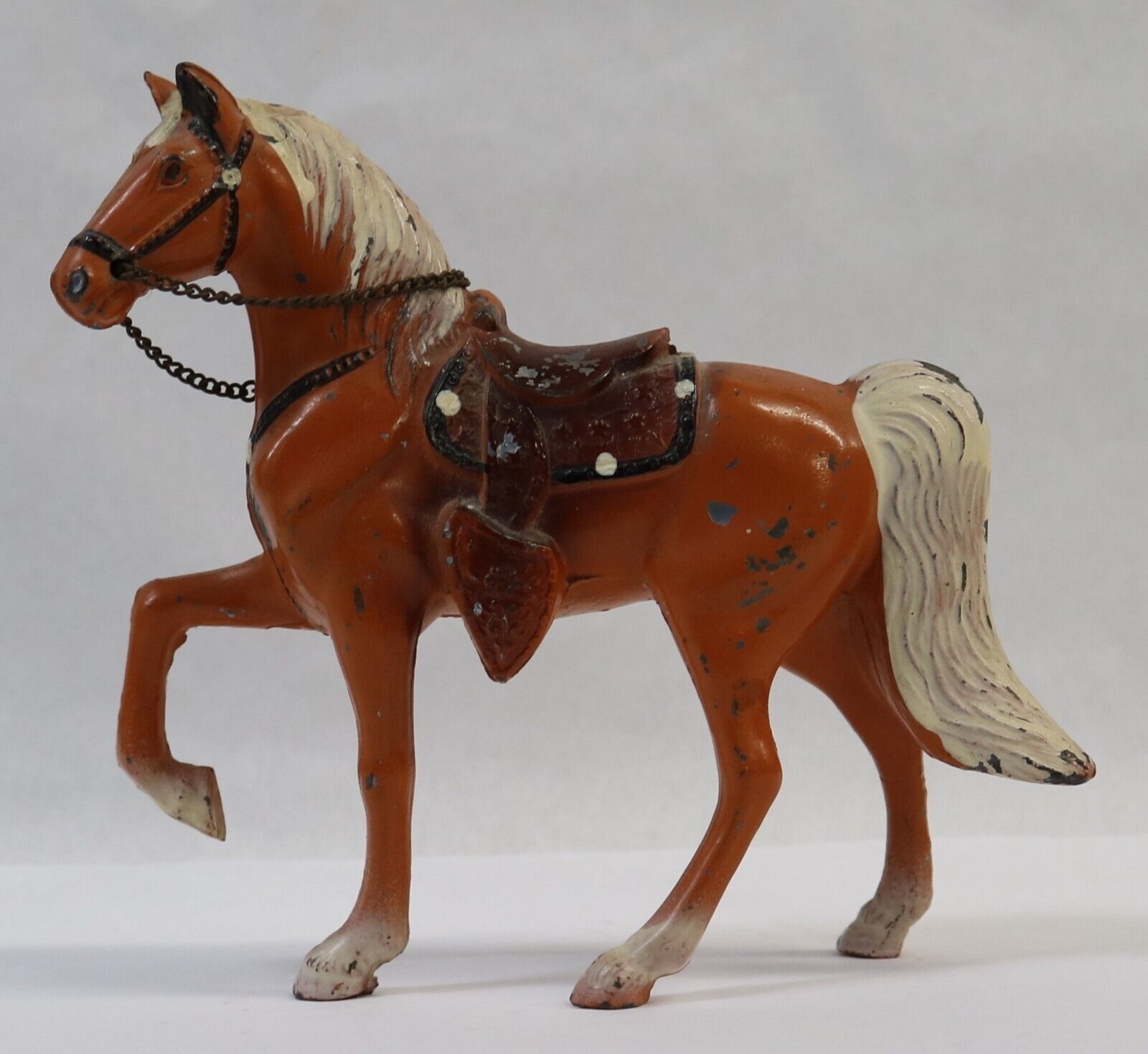 Primary image for Vintage Die Cast Roy Rogers Trigger Palomino Horse Figure Japan Western Cowboy