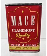 Claremont Quality Mace Spice Tin McClintock Stern Co San Francisco  2 oz - $18.32