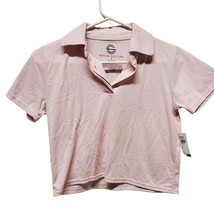 Social Culture Shirt Womens Size Small Pink Crop Top New - £10.38 GBP