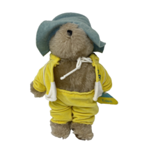 Vintage Paddington Bear Eden Toys Plush In Yellow Jogger Outfit 14&quot; With Tags - £18.68 GBP