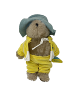 Vintage Paddington Bear Eden Toys Plush In Yellow Jogger Outfit 14&quot; With... - £18.67 GBP