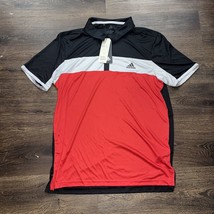 ADIDAS GOLF - Merch Block Polo, Men&#39;s Sizes L Climalite Sport dri-fit Sh... - $33.99