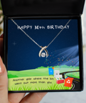 30th Birthday Jewelry Gifts, 30th Birthday Gifts For Woman, Necklace Gifts For  - £39.92 GBP