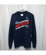 New England Patriots Football Super Bowl LIII 53 Team Roster Shirt NFL S... - £11.64 GBP