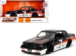 1987 Buick Grand National #7 Buick Racing Black And White With Stripes Bigtime - £38.96 GBP