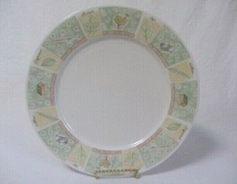 COUNTRY GARDEN # 8856  DINNER PLATE STONEWARE DISHWASHER OVEN &amp; MICROWAV... - $7.69