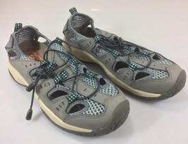 Cejiatu Womens 7.5 Gray Blue 38 EU Gym Shoes Sneakers Kicks - £30.23 GBP