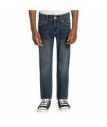 Levis 511 Slim Pant Denim Light Blue Wash w/Yellow Stitching Boys Sz 5-8... - $19.58