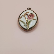 Vintage Double Sided Cloissone Pendant, - $20.00