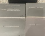 2012  Infinity QX Owner’s Manual Set wit case used - $24.74