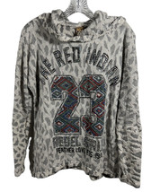 Womens 23 The Red Indian Long Sleeve Tassel Grey Hooded Sweater Cotton B... - £17.92 GBP