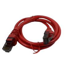 Belkin A3L980-03-RED-S 3&#39; CAT-6 RJ-45 Snagless Duplex Patch Cable - Red - $9.89