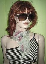 Vintage WOMEN&#39;S Ladies Floral Pattern Roses Lace Long SCARF Wrap Made in... - $19.99