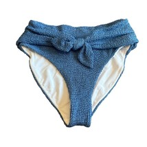 Veronica Beard Azoia Swimsuit Bottom Bathing Suit French Blue Size Mediu... - $47.17