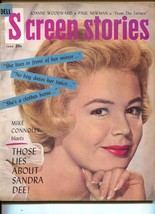 Screen Stories-Sandra Dee-Van Heflin-Judy Holliday-June-1960 - £45.37 GBP
