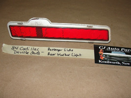 84 Cadillac Deville RWD RIGHT PASS SIDE REAR BACK BUMPER END MARKER PARK... - £31.14 GBP