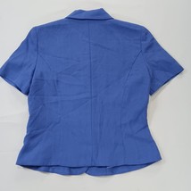 Positive Attitude RN#55126 Women's Blue 3-Button Blazer Jacket Size 4 Petite image 13