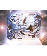 HAUNTED ANTIQUE PIN ANGELS BLESS US ALL HIGHEST LIGHT EXTREME ADVANCED M... - $8,317.44 MXN