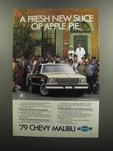 1979 Chevy Malibu Classic Coupe Ad - A fresh new slice of apple pie - £14.60 GBP