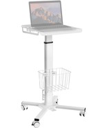 ONKRON Hospital Mobile Laptop Cart on Wheels with Load up to 17.6 lbs - $194.99