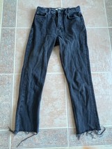 Reformation High Rise Straight Crop Jeans in Monterey Wash Women Size 23 - £70.43 GBP