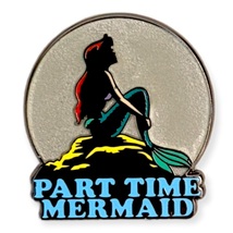 Little Mermaid Disney Pin: Part Time Mermaid Ariel - $19.90