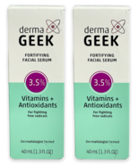 (2 Ct) Derma Geek Fortifying Facial Serum 3.5% Vitamins + Antioxidants 1... - £14.07 GBP