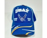 US AIR FORCE HAT USAF WING DEFENDING FREEDOM SINCE 1947 BALL CAP BLUE Of... - $15.83
