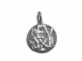 SEXY .925 Sterling Silver Charm pendant - £18.04 GBP