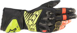 Alpinestars Mens Street GP Tech S Gloves Black/Yellow/White/Red Medium - £278.86 GBP