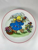 Vintage Schmid 1980 Paddington Bear Easter Plate - A Year With Paddingto... - $9.50
