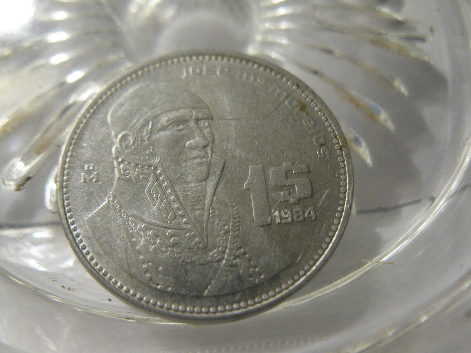 (FC-96) 1984 Mexico: 1 Peso - no RA Signature - $1.50
