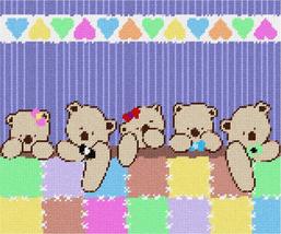Pepita Needlepoint Canvas: Uni Bears Medium, 12&quot; x 10&quot; - £67.36 GBP+