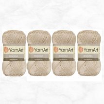 Yarn Art 4 Skein (Pack) Yarnart Begonia Yarn, Total 7.05 Oz. 100% Mercerized Cot - £15.87 GBP+