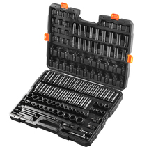 VEVOR Impact Socket Set 3/8 in &amp; 1/2 in, 130 Piece, 6 Point Cr-Mo Alloy ... - $239.99
