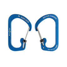 Nite Ize SlideLock Carabiner Aluminum - #3 Blue - £31.05 GBP