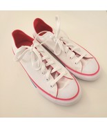 Converse All Star Ox Multi-Stripe White/Carmine Pink Canvas Youth 6/Wome... - $82.09 CAD