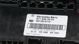 Mercedes CLS550 W219 Trunk Fuse Relay Box SAM Module 2115455301 image 2